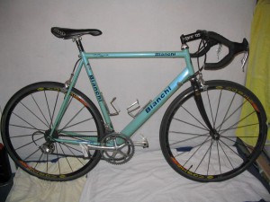 The 1996 Bianchi Ti Megatube, another future classic.