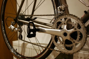 Veloce 50-43t compact chainset.