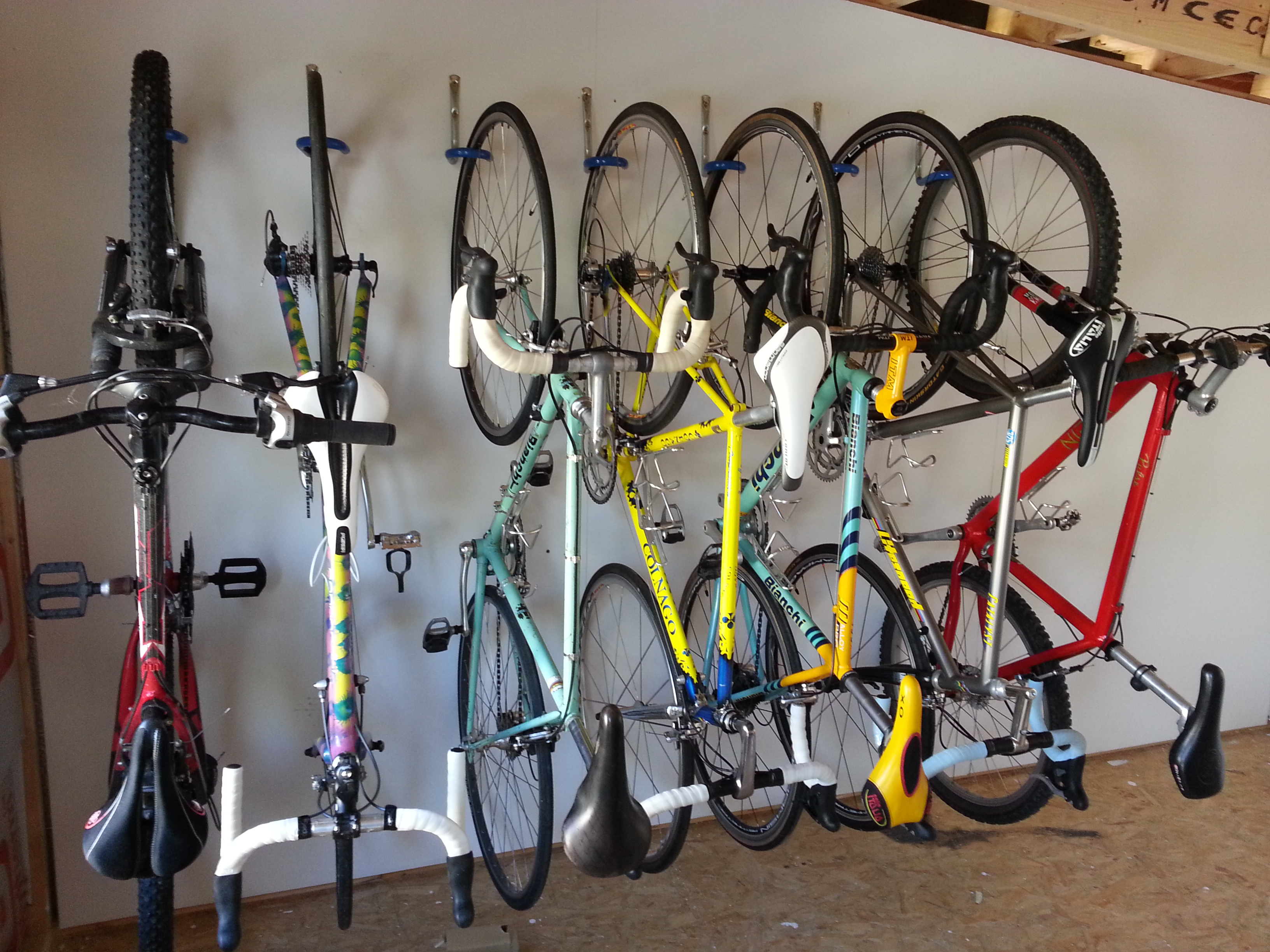 hang bike upside down